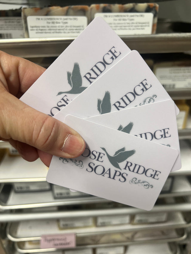 Goose Ridge Soaps Gift Card