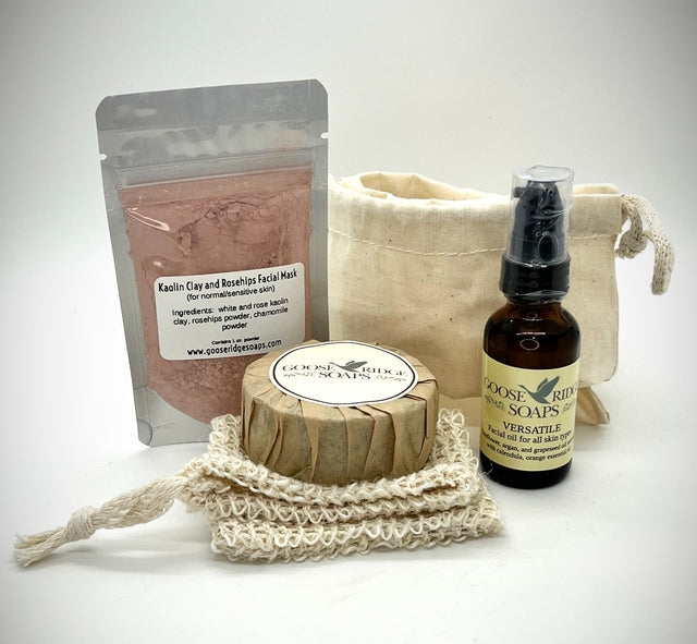Natural Facial in a Bag for Normal to Dry Skin